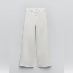 Zara marine pants, white. Size 8